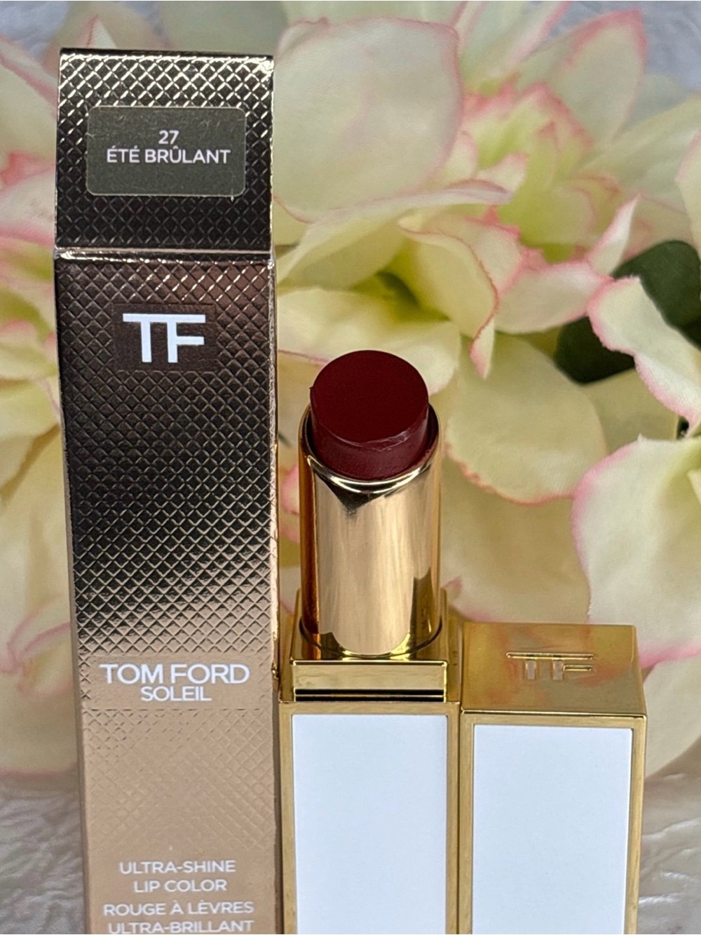 Tom Ford Ultra Shine Lip Color Lipstick - 27 Ete Brulant - FullSize NIB